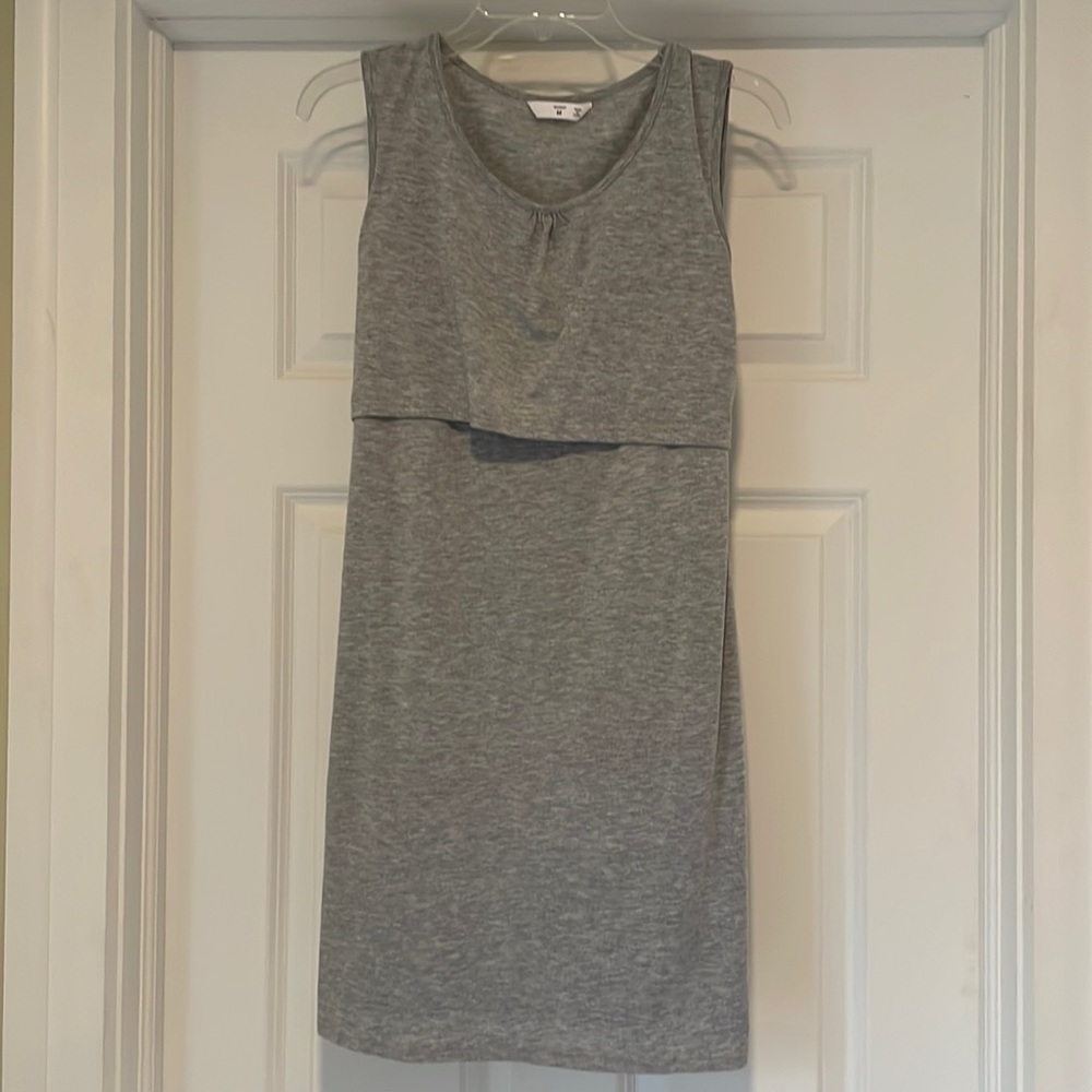 Gray Nursing Dress (maternity)